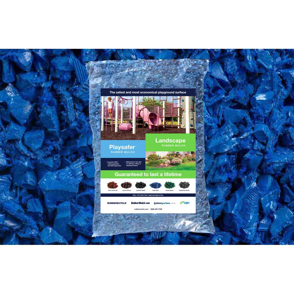 Playsafer Rubber Mulch | Blue - Image 5