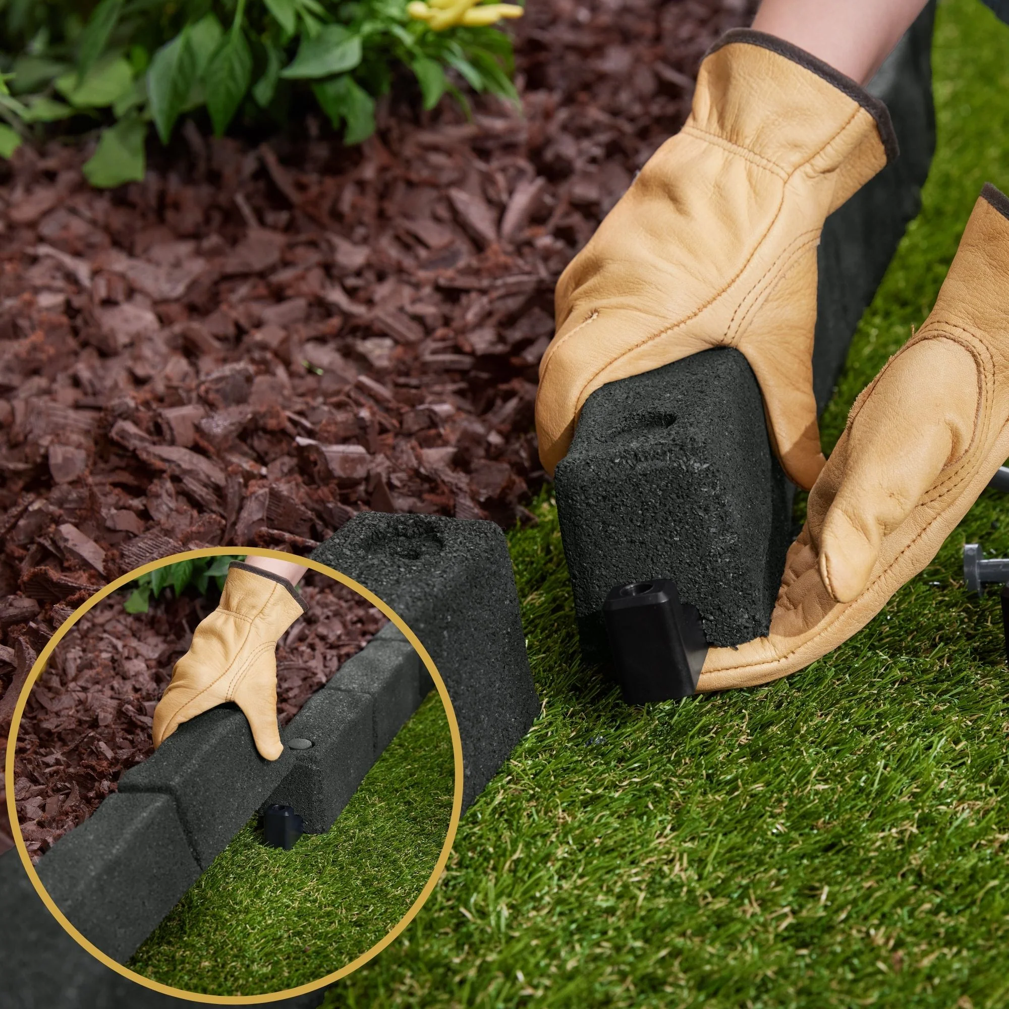 Cobblestone SmartLoc Rubber Border - Image 13