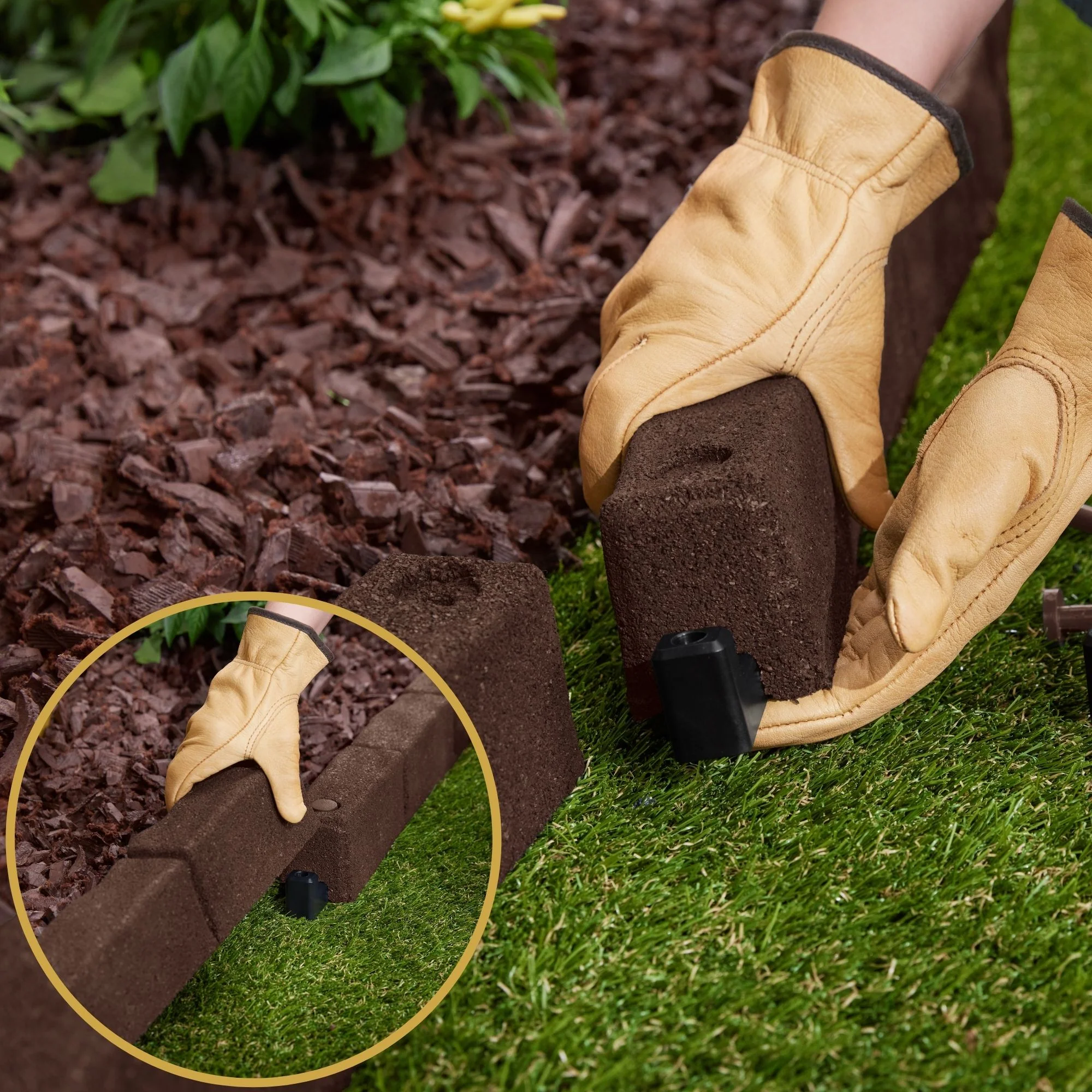 Cobblestone SmartLoc Rubber Border - Image 6